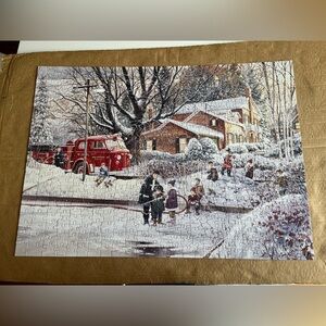 COBBLE HILL Big Game Tomorrow 500 Piece Puzzle